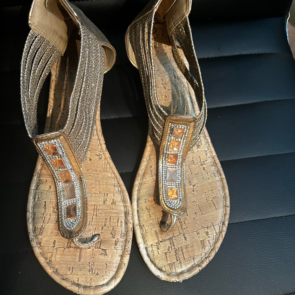 Woman’s wedge sandals